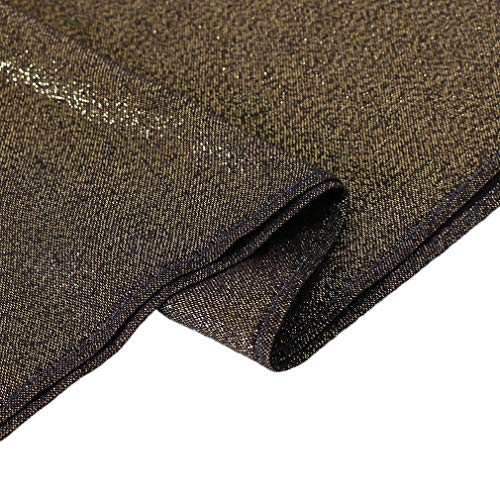 Image of LMVERNA Women's Sparkling Metallic Soft Pashmina Shawls and Wraps Scarf in Solid Colors