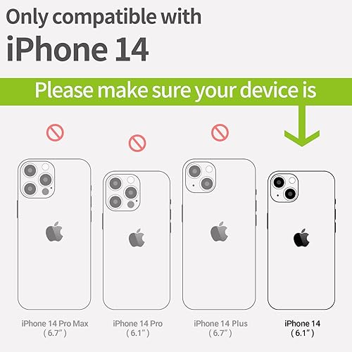 Miniatura 3 de Carveit Funda magnética de madera para iPhone 14 madera natural y poliuretano termoplástico negro suave Funda protectora a prueba de golpes, funda