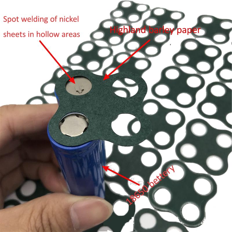Image of 4 Links 240pcs 18650 Battery Insulator Ring Self-Adhesive Hollow Insulating Cardboard Electrical Insulating Adhesive Paper Green (Hollow)