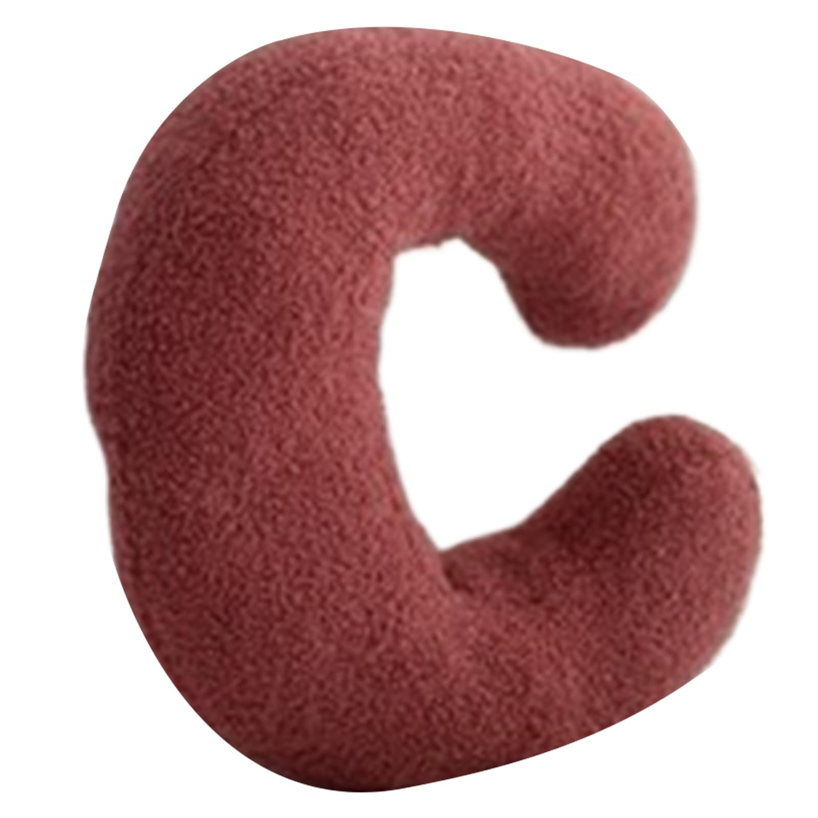 Coussin de canapé alphabet en texture douce pour adulte et étudiant