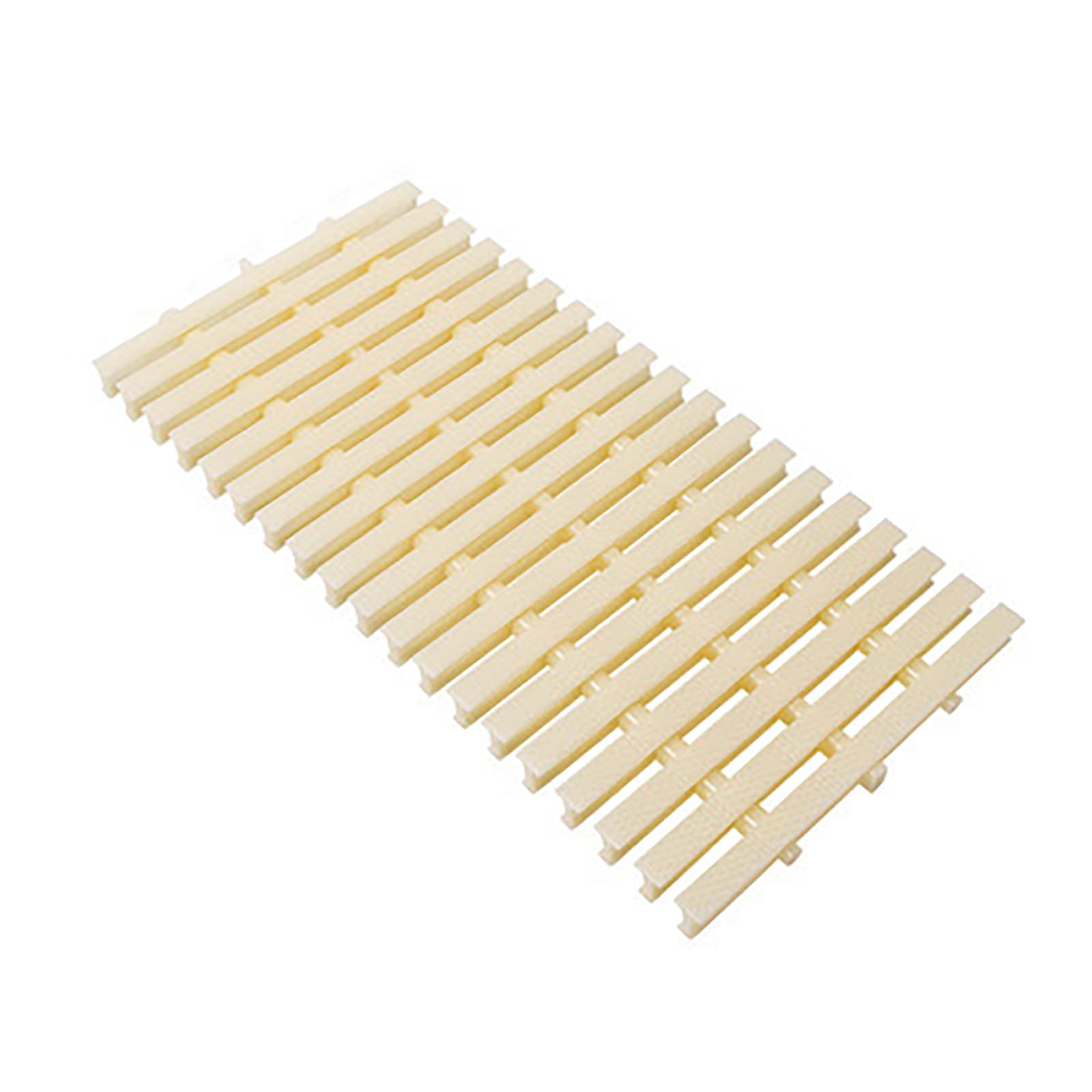 Genérico Rejilla de Drenaje de plástico para desbordamiento de Piscinas, Tapa de Drenaje de baño empalmable, Protector de canaleta de Drenaje Exterior, Rejilla de fácil instalación para Piscinas y pa
