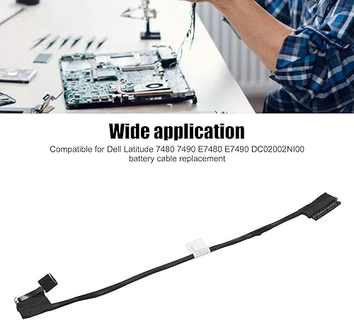 Miniatura 2 de SUNGOOYUE Cable de batería de repuesto para laptop, cable de batería profesional para Dell Latitude 7480 7490 E7480 E7490 DC02002NI00