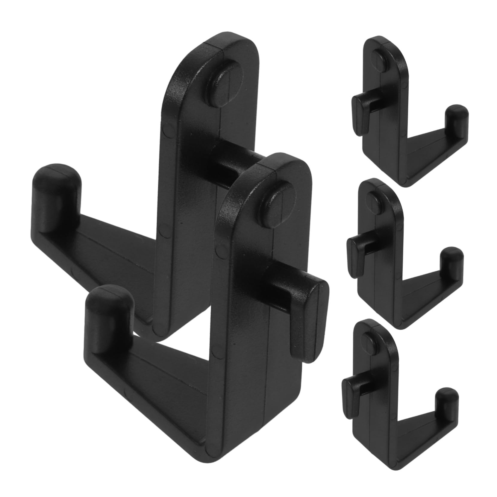 SOESFOUFU 5pcs Single Hole Hooks Wall Hooks for Pegboard Kitchen Gaming Desk Sleek Design Quick Setup