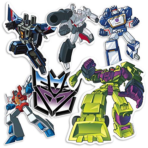 Popfunk Transformers Decepticons Collectible Sticker Set