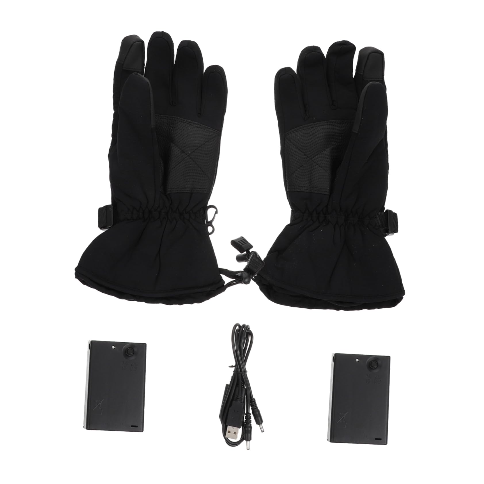 GOOHOCHY 1 Pair Heated Touch Screen Gloves for Winter Riding Thermal Gloves for Men and Women for Driving Jogging and Hiking