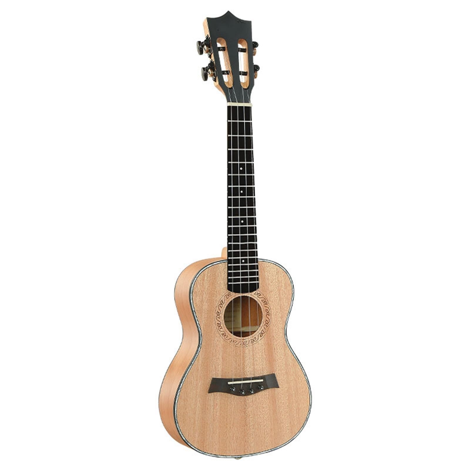 Ukulélé Professionnel Ukulélé En Bois Massif De 23 Pouces Instrument D'entrée Gamme Pour Débutants Et Adultes