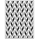 Darice 30023121 Prägefolder - Schablone, Pfeil, Plastik, transparent, 10.8 x 14.6 cm