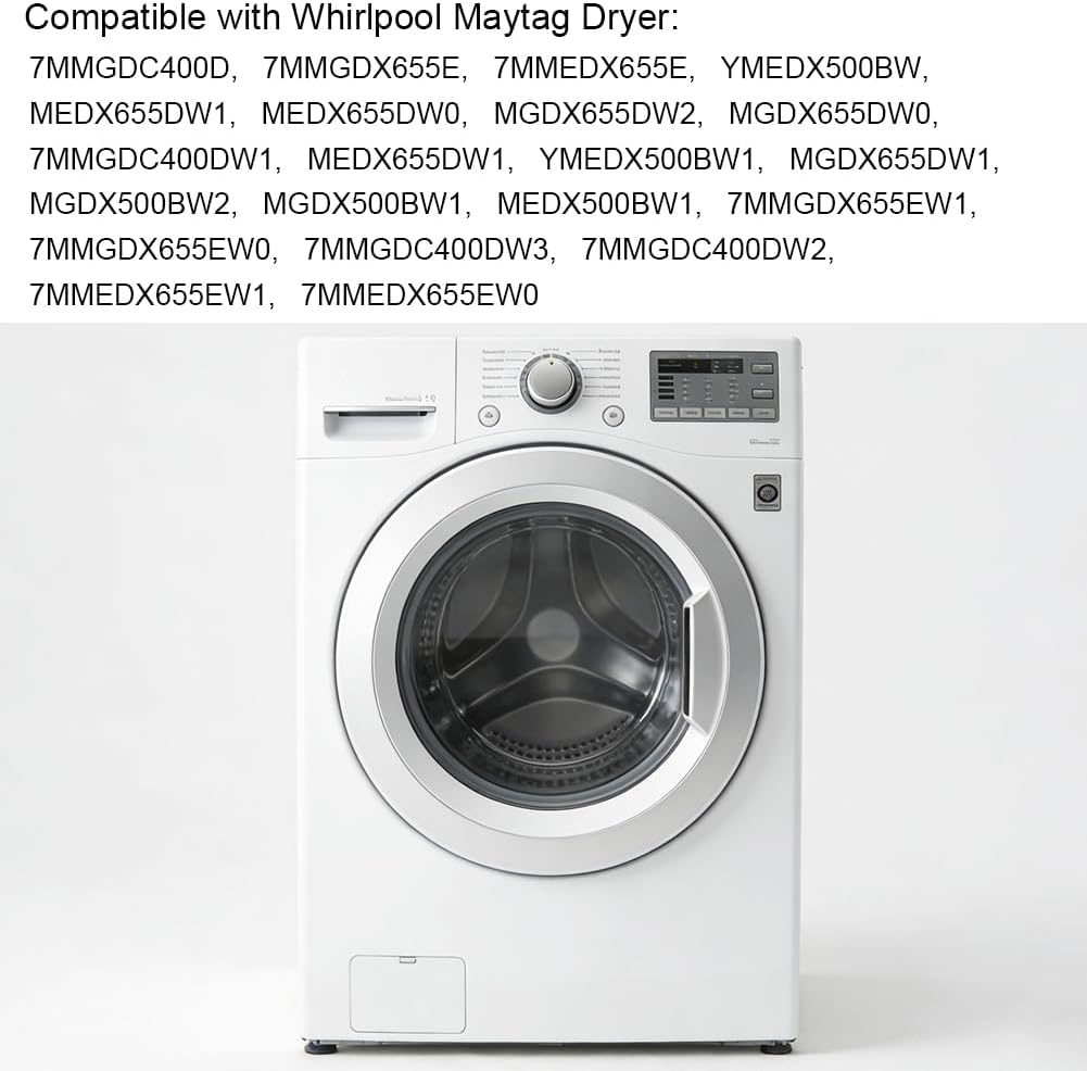 W10642928 WPW10642928 Dryer Timer Compatible with Whirlpool Maytag 7MMGDC400D MEDX655DW1 MGDX655DW2 MGDX655DW0 7MMGDC400DW1, Replaces 4448993 PS11756913 AP6023568 PD00043061 EAP11756913