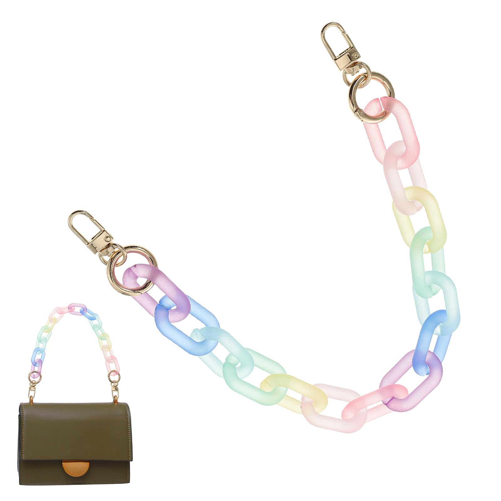Sangle de sac à main en acrylique pour personnaliser vos looks d'été
