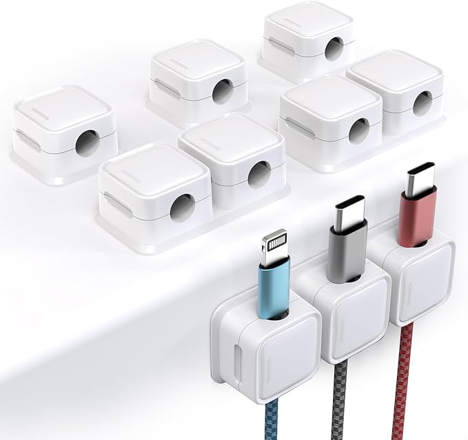 WSZJINB 70 Pezzi Fascette Riutilizzabili Lunghe 15 C, Fascette Nero Regolabili Con Gancio E - Foto 13