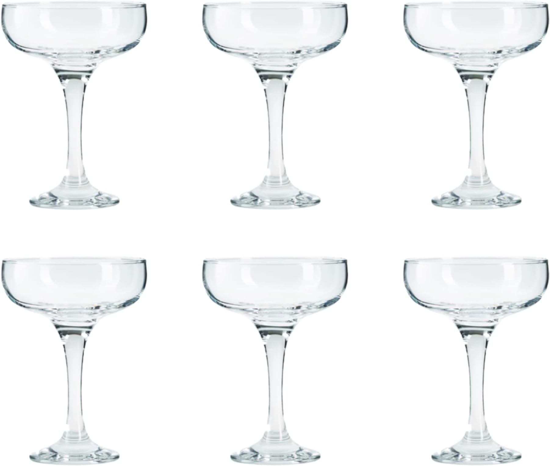 Rink Drink 5 Tier Champagne Tower Set - 35 Verres 200ml Vintage Coupe Soucoupes
