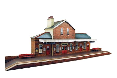 Railway Station Model Making Kit by The CityBuilder 1:43 Scale (7mm) O Gauge