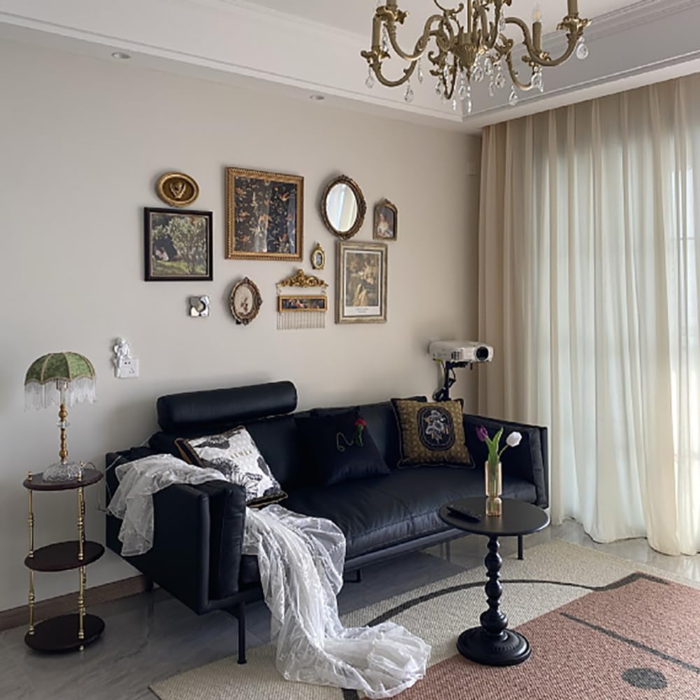 Tendine Regolabili Mauro Per Finestre E Porte - Set 2 Pezzi 65x240cm In Poliestere Effetto Lino - Foto 9