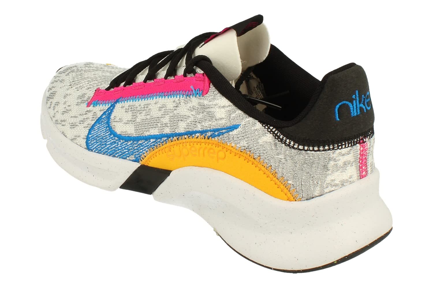 Nike Men's Superrep Go 3 Next Nature Flyknit Low, Light Smoke Grey Photo Blue White 009, 13.5 Men