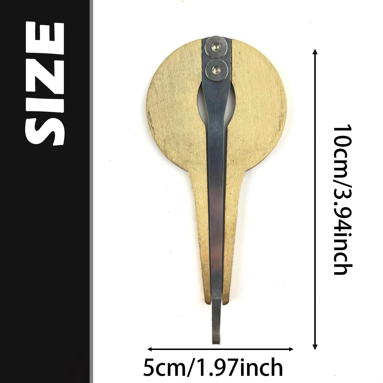 MagiDeal Guimbarde, guimbarde juive, instrument de musique ethnique à bouche, portable, au son magnifique, facile à jouer, pour adultes et enfants, Cercle D'or
