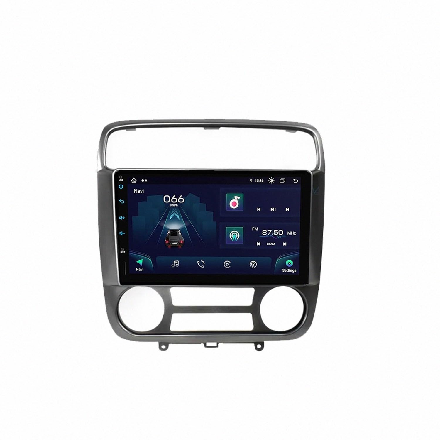 Radio coche 2 DIN con Android Auto para viajar en tu Honda Stream 2001-2005 8