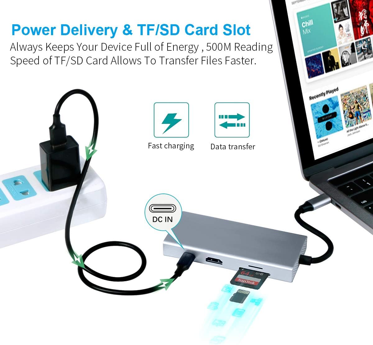 USB Type c hub (9 in 1)