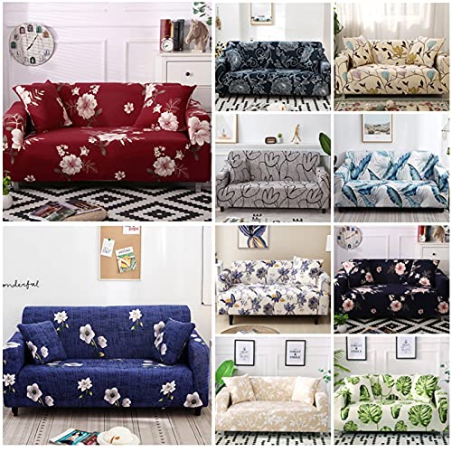 Funda elástica de sofá modular y protector de sillón floral de 1, 2, 3 y 4 plazas 4