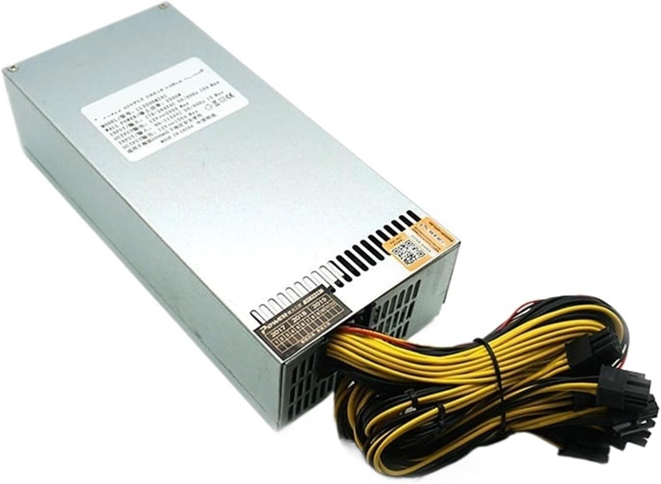 1pc 2500W 2400W High-Power Computer Power Supply GPU Server PSU 10x6pin GPU Power Cable