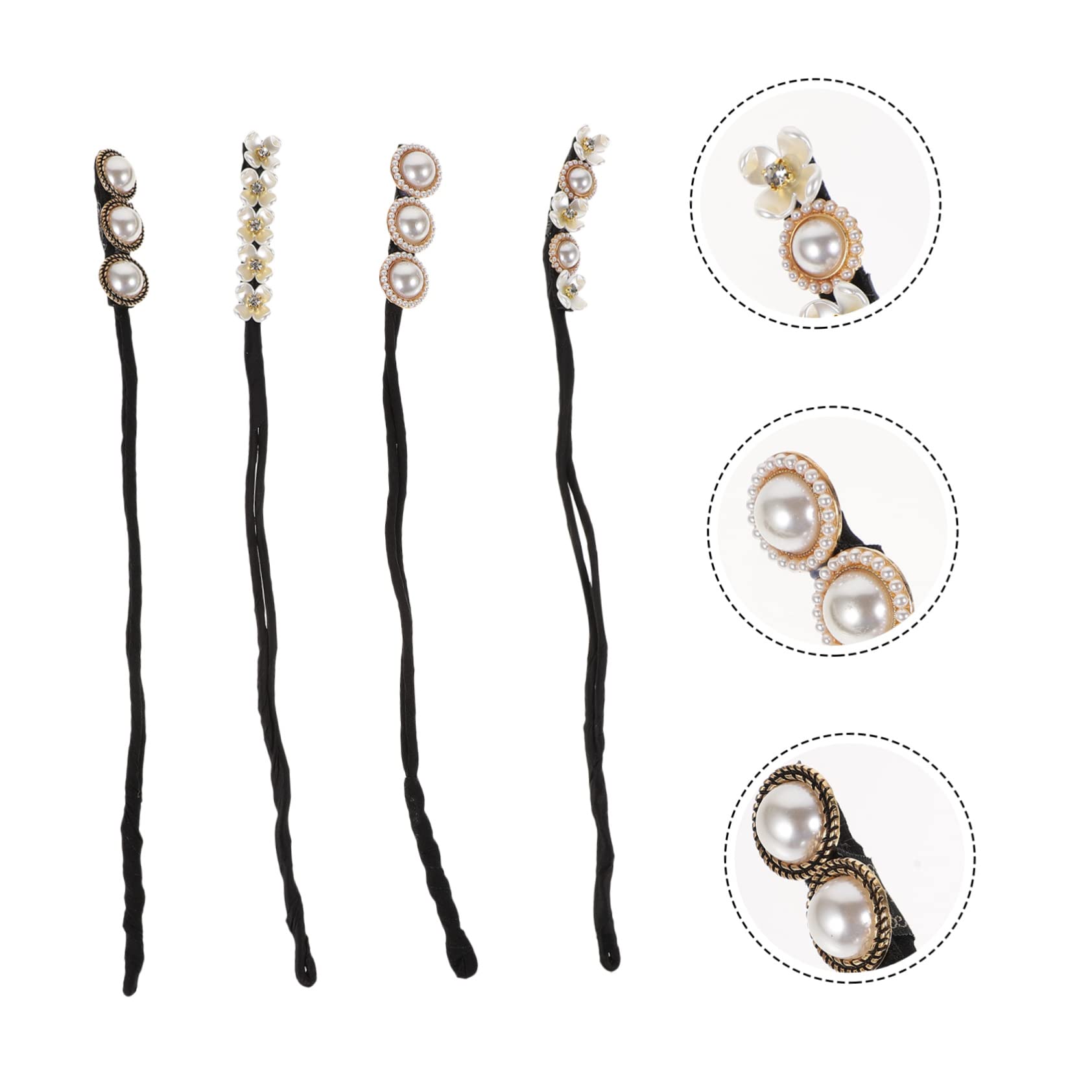 FOMIYES 12piezas Accesorios Cabello Herramienta Para Hacer Moños Diseño Chic Para Peinados Para Ocasiones Especiales y