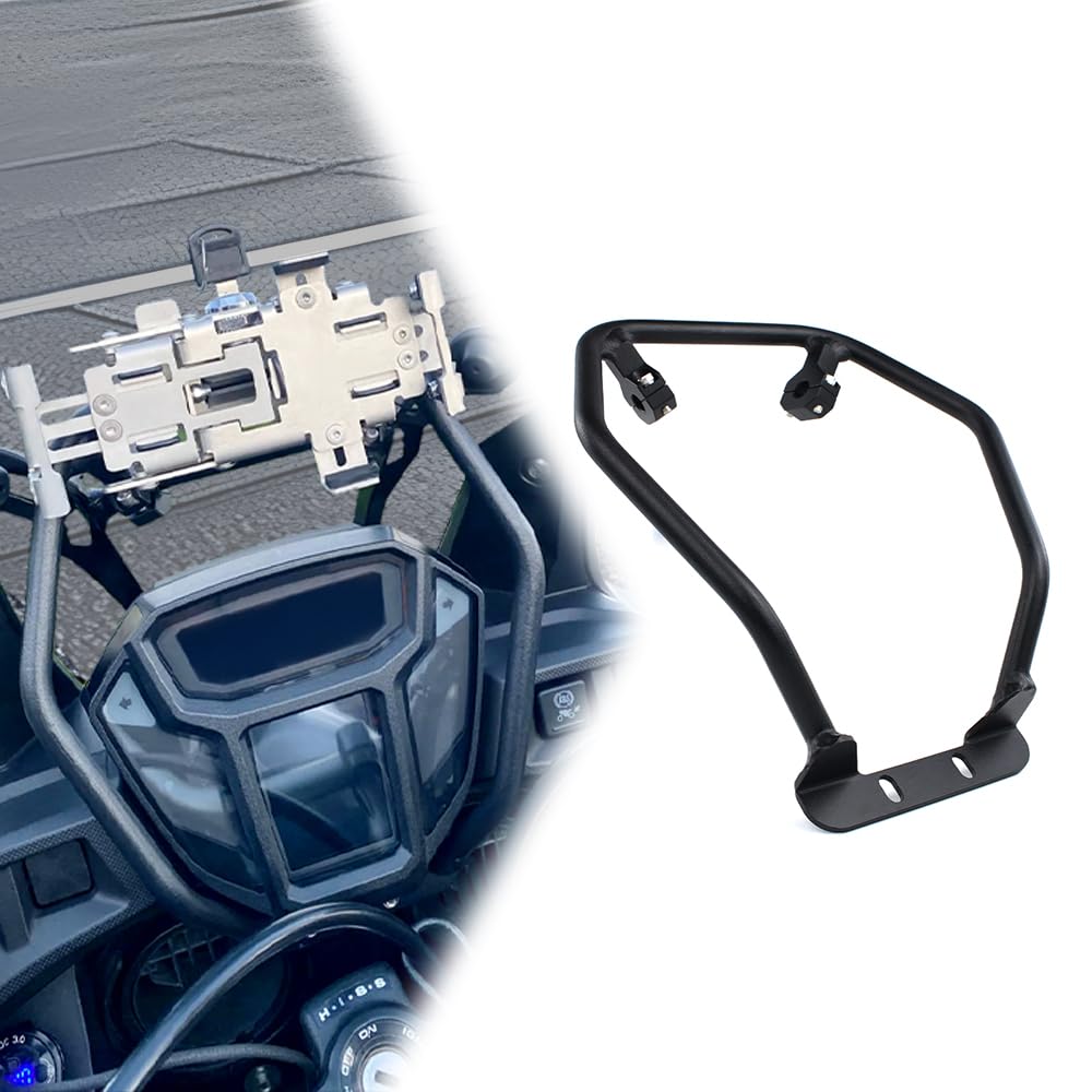 Xitomer Windscreen Windshield Brace GPS Bar Fit for Africa Twin 2016-2019, Phone Stand Holder Motorbike Windshield Bracket for Africa Twin Windscreen Mount GPS Bracket