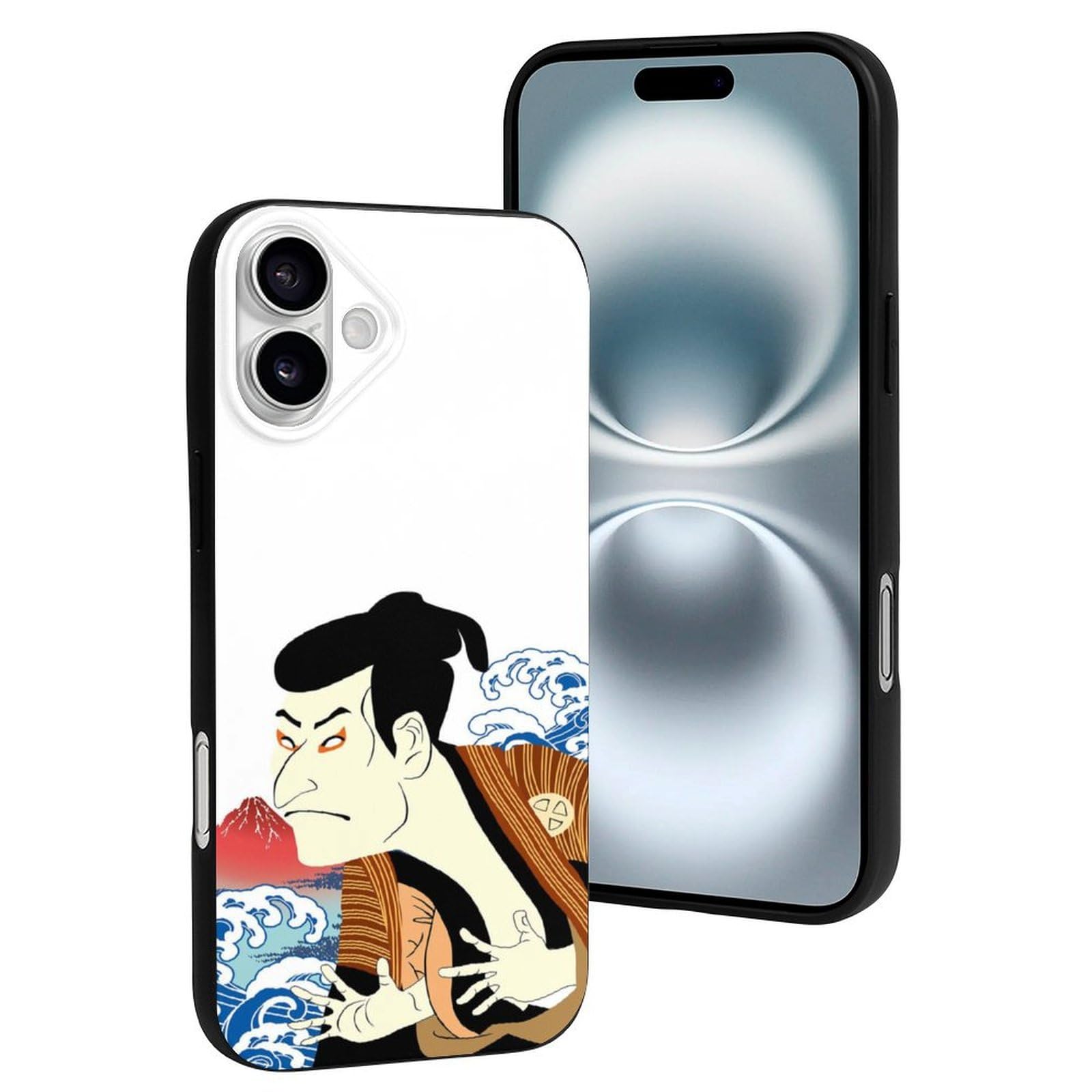 Amazon.co.jp: iPhone 16 Plus ケース 和柄 歌舞伎 和風 富士山 浮世絵