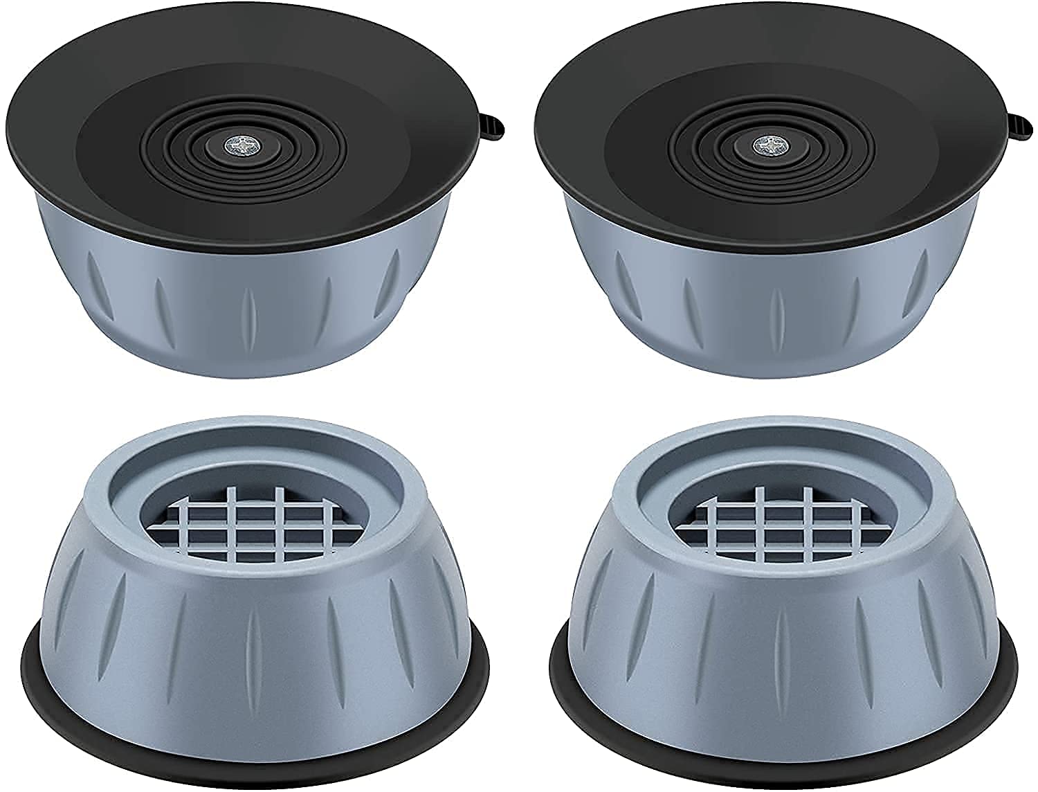 VIETNAM Washing Machine Rubber Pads Dryer Furniture Anti Vibration pad with Suction Cup Home feet Fridge Protector Lifting Tool Foot Support air Conditioner(4), GREY (AJB 1) (B09CKT8Q8L) Amazon Price History, Amazon Price Tracker