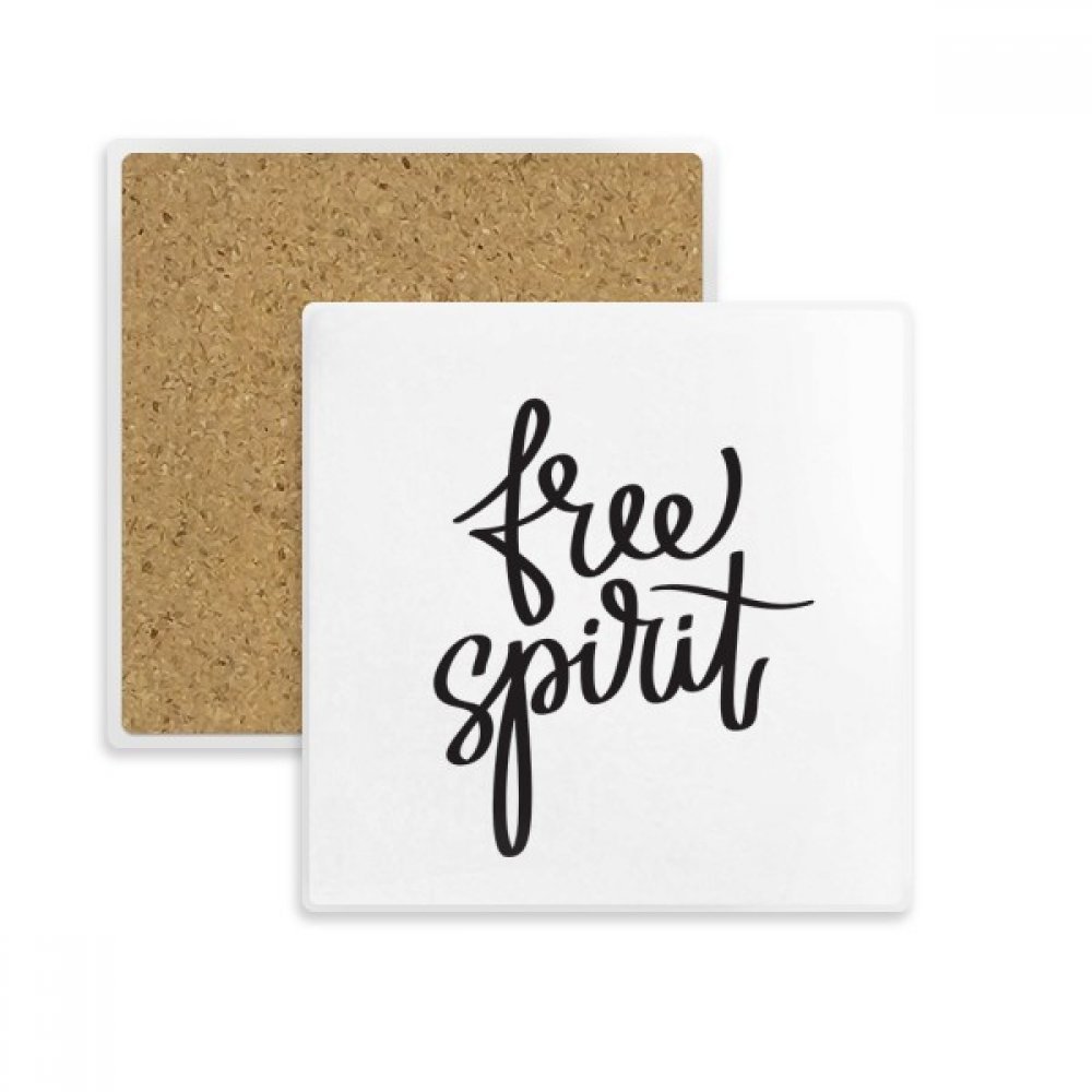 Dessous de verre absorbant en pierre avec message inspirant une idée cadeau originale