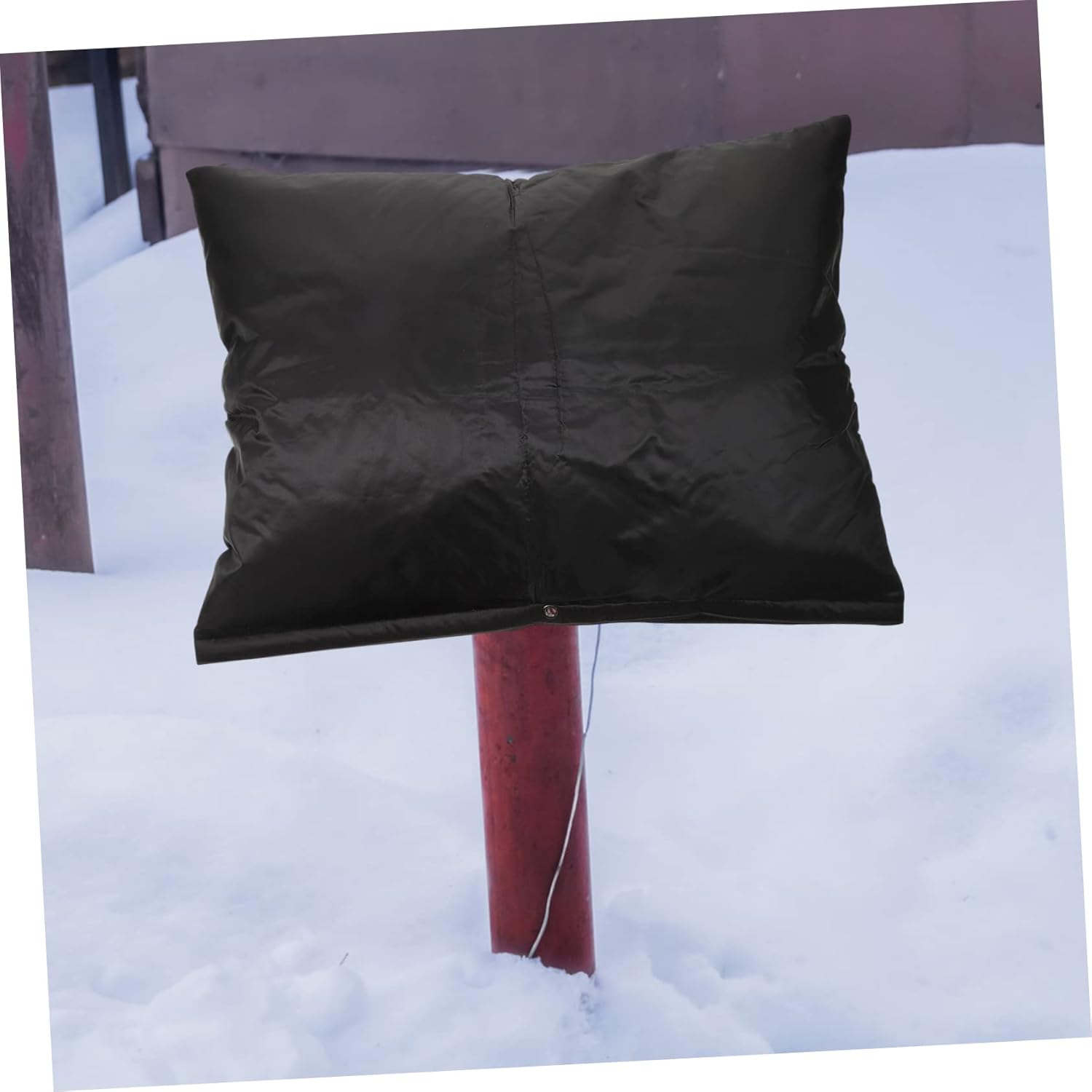 Outdoor Faucet Cover Oxford Cloth Insulated Spigot Winter Cover for Freeze Protection