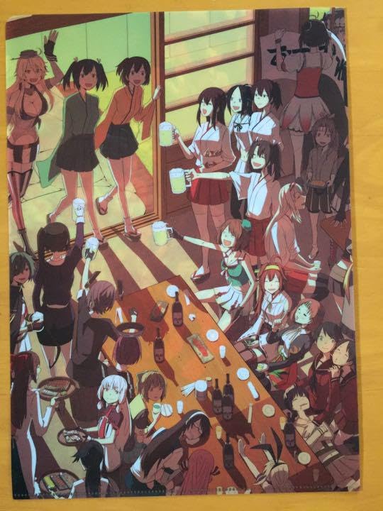 非売品イラスト本　艦これ　ファイル　下敷き他　グッズセット 艦隊これくしょん 艦これ 瑞雲祭り 特典 クリアファイル 深海護衛棲水