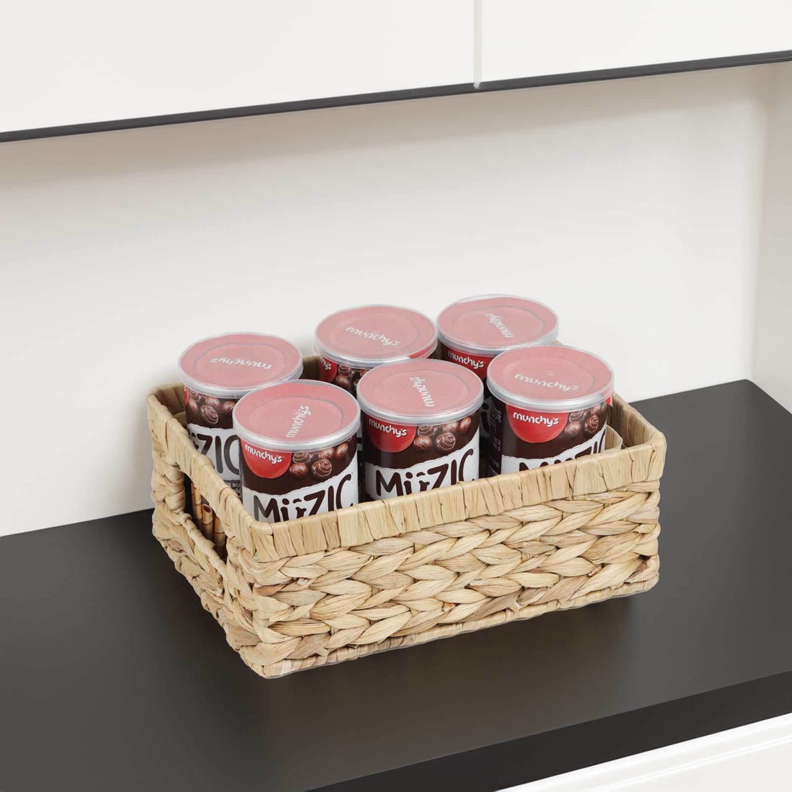 Wicker Baskets for Organizing - Rattan & Hyacinth -3