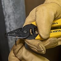 Vista 8 de Pelacables/cortador Klein Tools 11045, amarillo 10 – 18 AWG Solid Wire