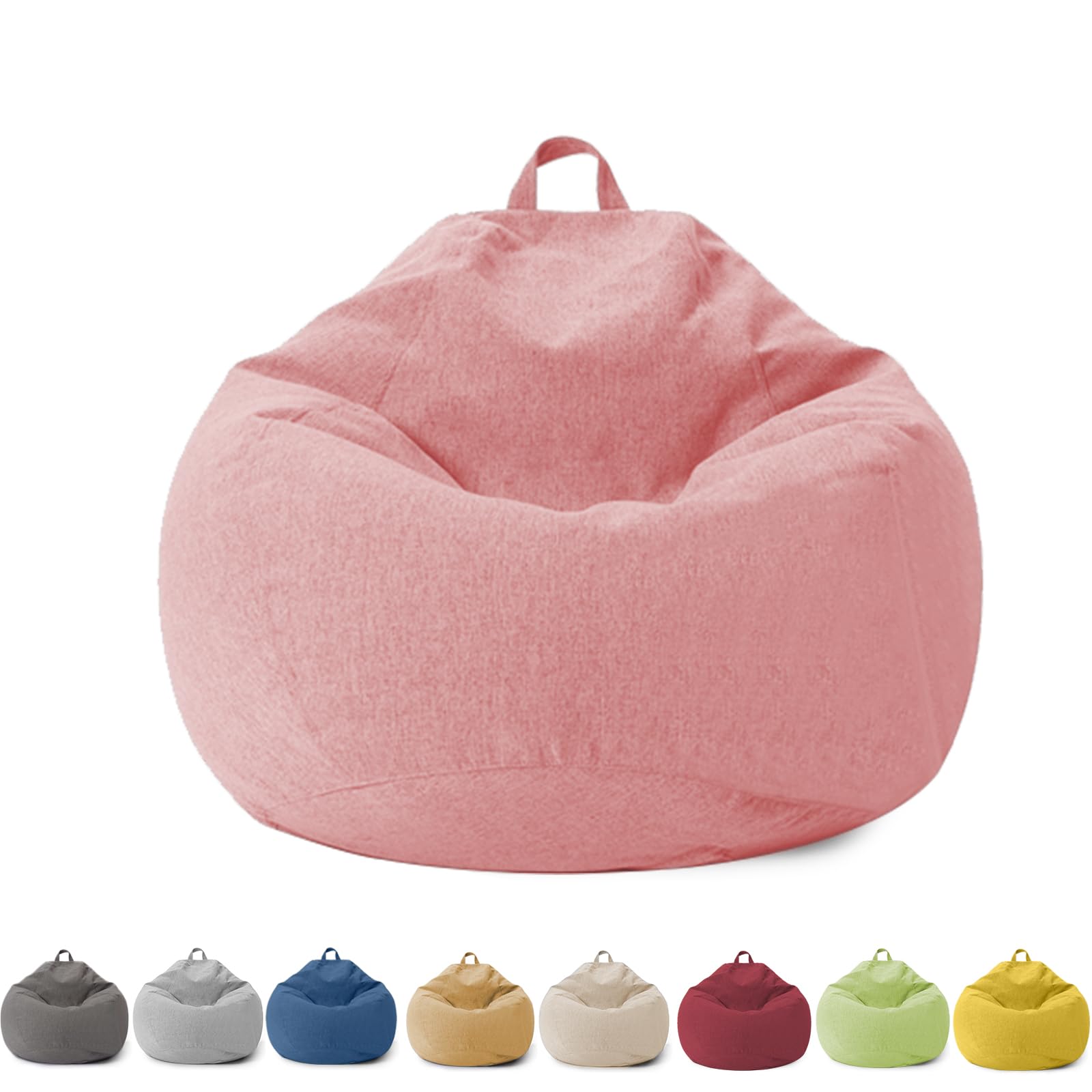 Sacco Seduto per Bambini e Adulti, Coprimaterasso Sacco Seduto Senza Riempimento, con Cerniera, per Adulti e Bambini, 100 x 120 cm Poltrona Sacco per Camera da Letto, Ufficio, Soggiorno, Terrazza
