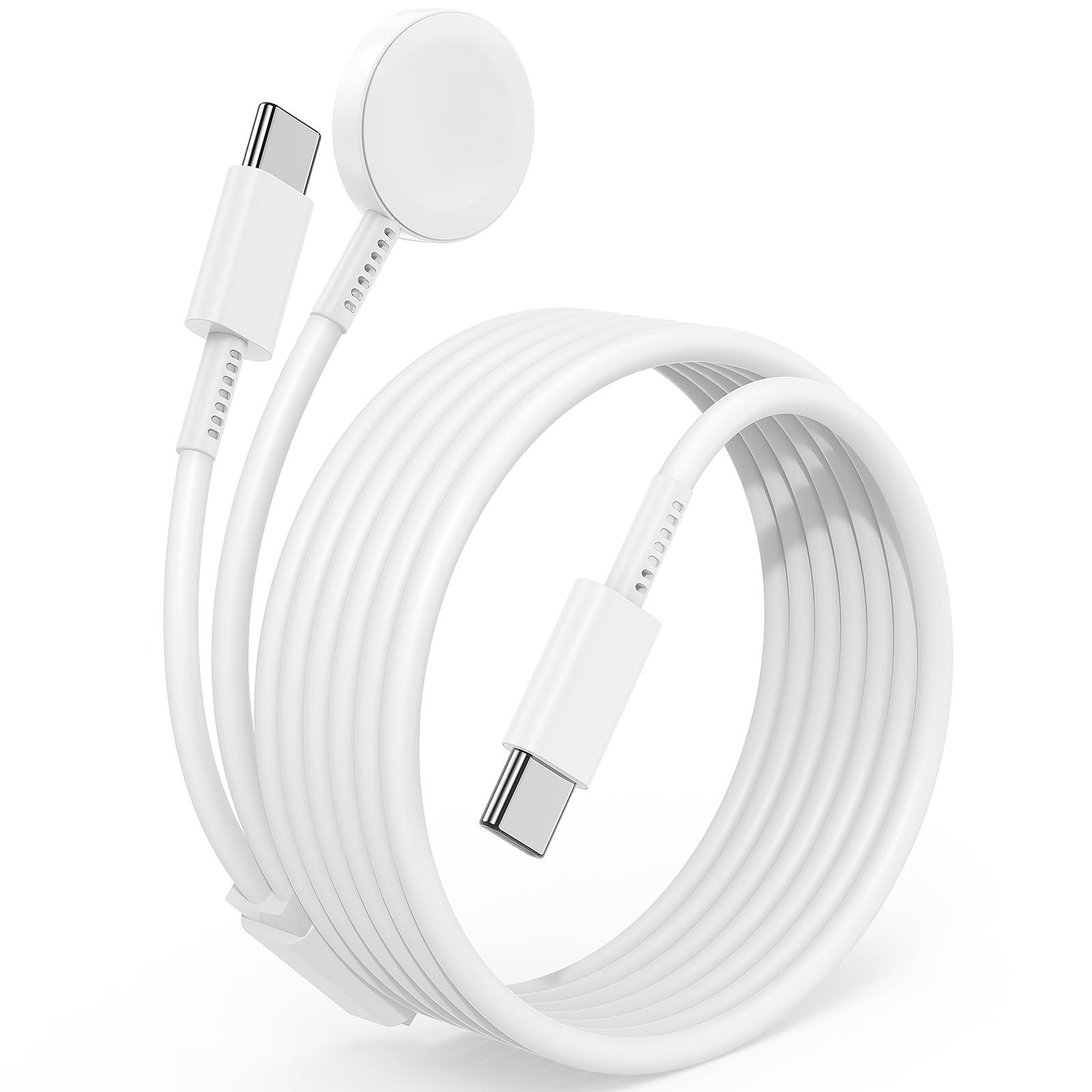 2 in 1 USB C Apple Watch Charger MFi Certified Type C iPhone iWatch Fast Charging Cable Cord