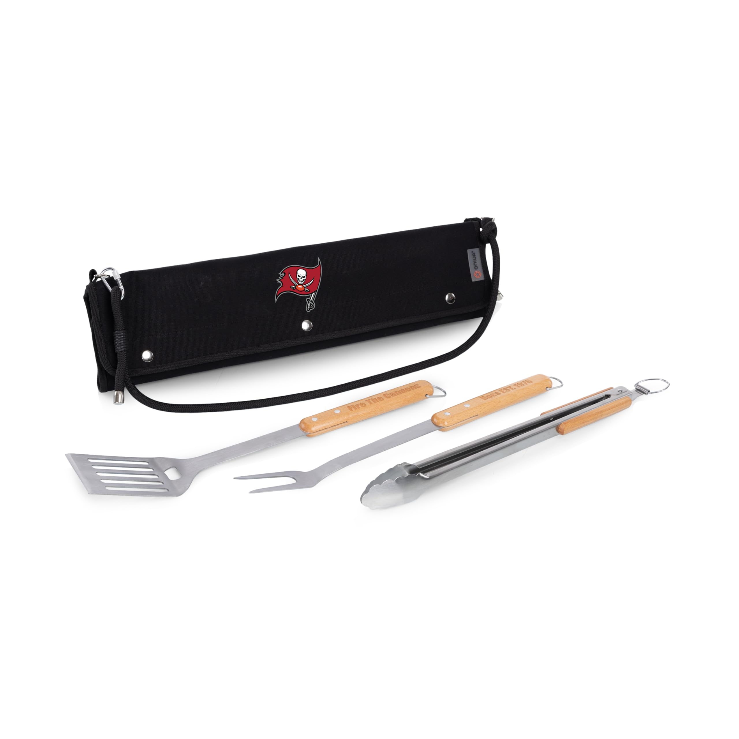Amazon.com : Picnic TIME NFL Detroit Lions BBQ Roll Up 3 Piece Set