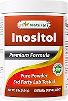 Vista 1 de Best Naturals Pure inositol Powder (Vitamin B8), 1 Lb Supports Healthy Liver Function, Promotes Cellular Detoxification & Supports Membrane Function