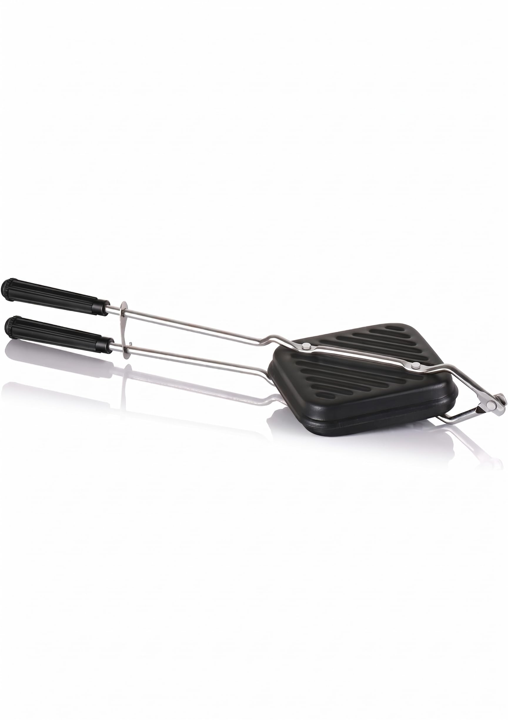 Non-Stick Gas Toaster | Ergonomic Heat-Resistant Handles | Heavy Duty Aluminum Sandwich Maker for Stovetop Grilling | Flame-Proof Design | Portable Dual-Side Handheld Griller and Cheese Press-image-33
