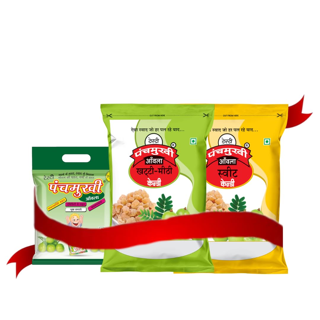 Panchmukhi Amla Combo | 3 in 1 Pack | Namkeen, Sweet and Khatta Meetha Amla (B0CVRYC91T) Amazon Price History, Amazon Price Tracker