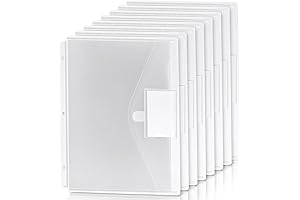 KTRIO 8-Pack Premium Binder Pockets: Ultimate Organization for School or Office