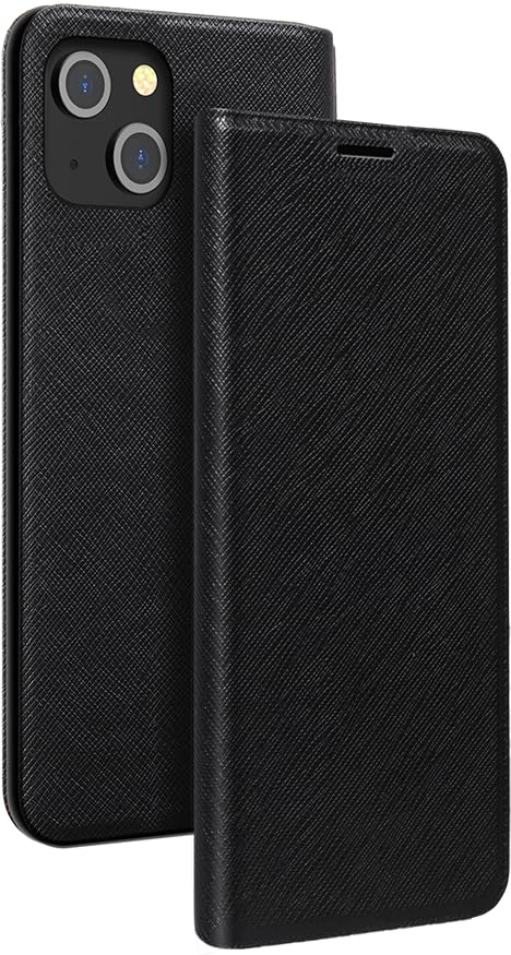 Folio iPhone 15 Bigben noir etui protection clapet circuit court