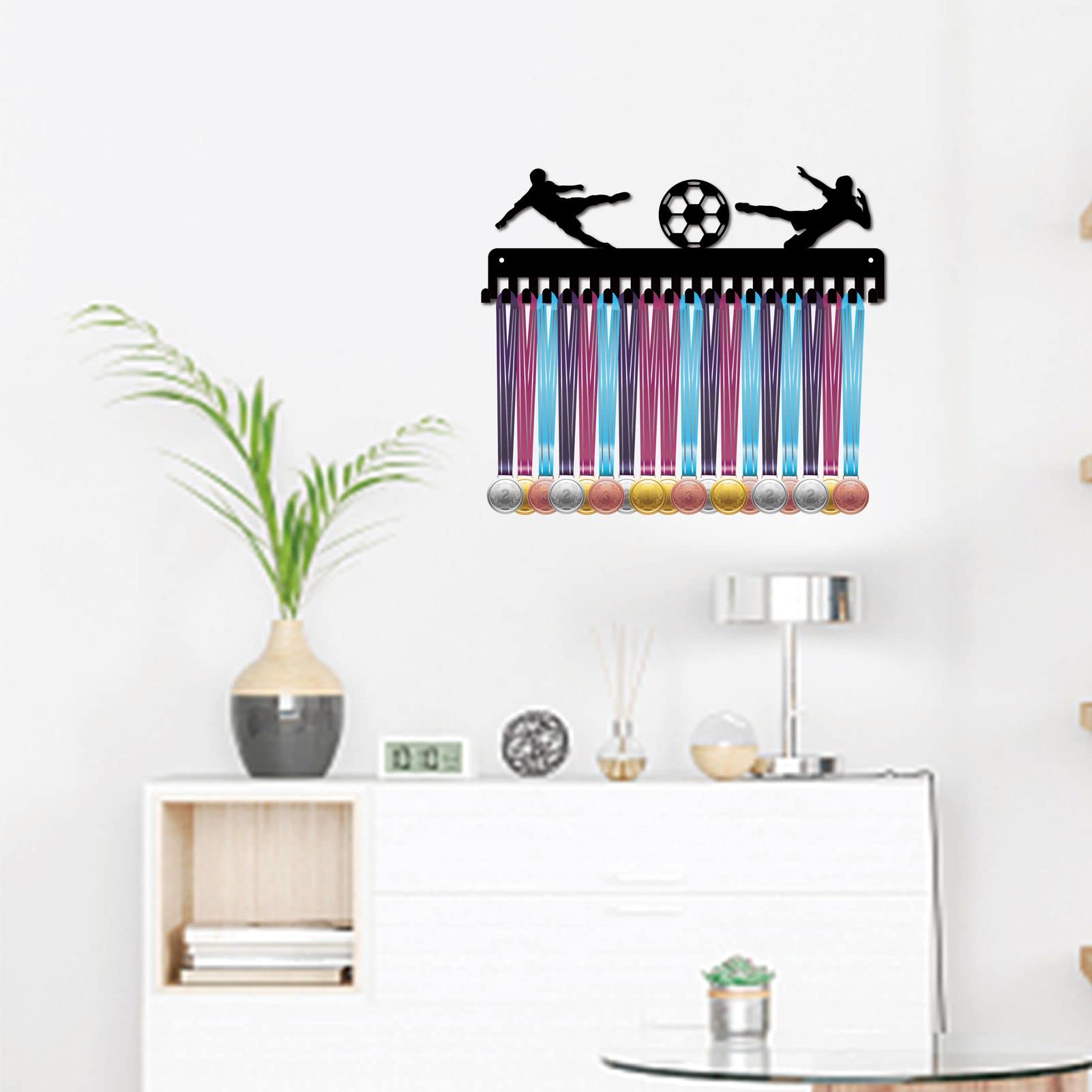 Football Medaillehouder - Medaille Display Rek - Organizer