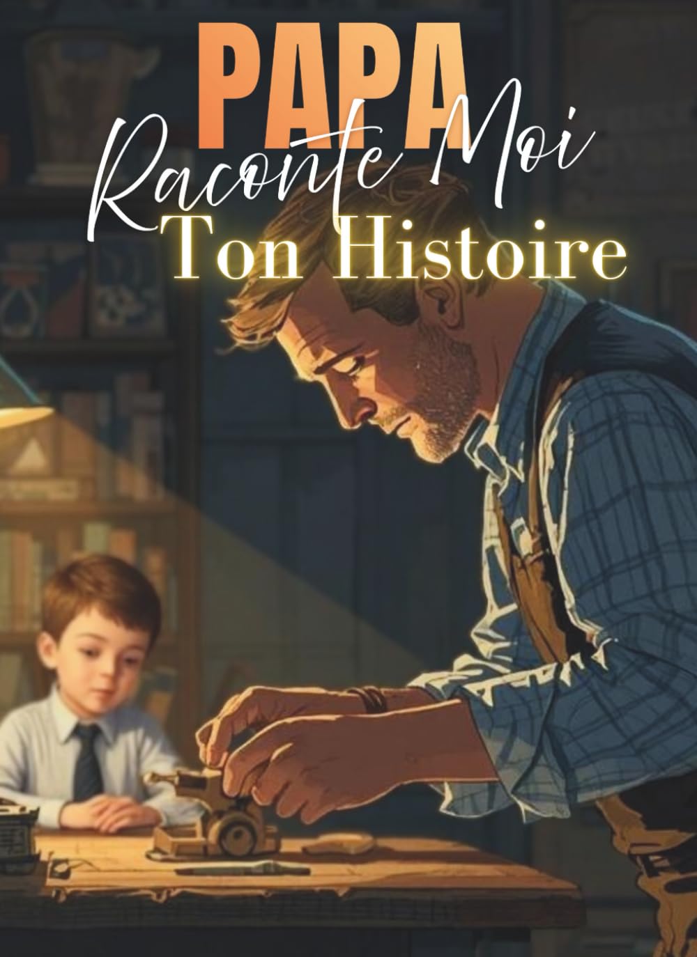 Papa Raconte-moi ton histoire: Couverture Numéro 2 & Illustrations Intérieures en Couleurs