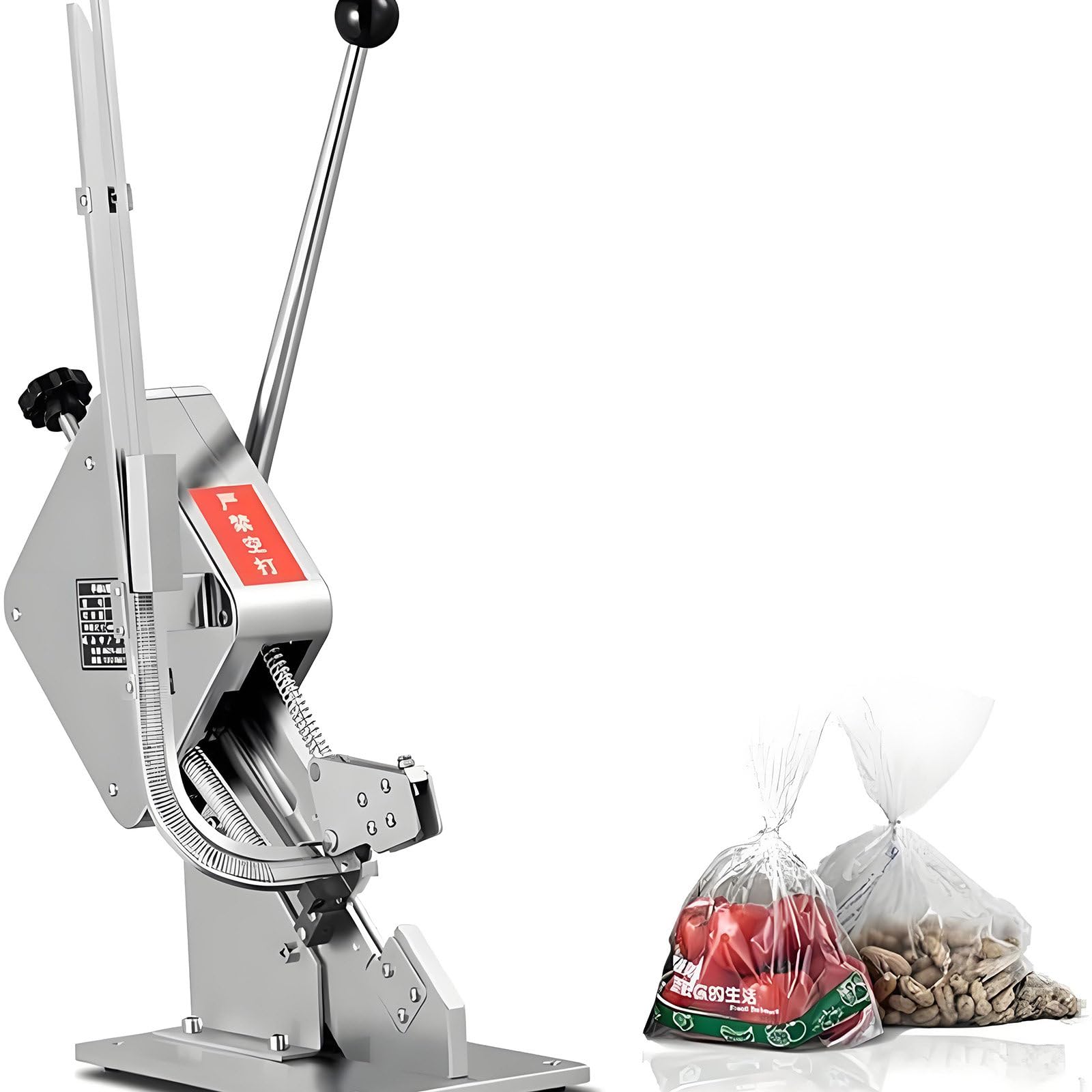 Gutygio Multicolor U-Shape Sausage Clipper Clipping Machine, Manual Portable Clipping Machine With 5000 U-Shape Clips For Supermarkets, Bakeries, And Cafe Shops