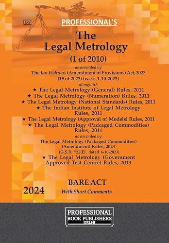 Legal Metrology Act, 2009 alongwith Rules