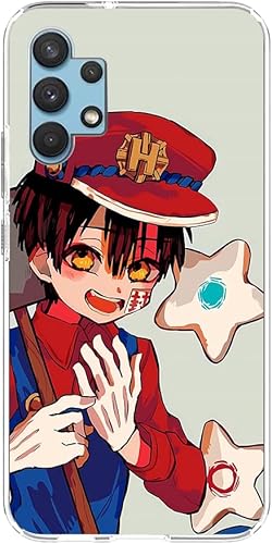 Funda protectora transparente suave Coque Matte antideslizante Shell a prueba de golpes transparente para Samsung Galaxy A32 5G Hanako kun Anime