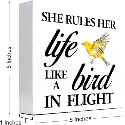 Miniatura 28 de Letrero de madera con texto en inglés "In Case Nobody Told You Today You are Awesome Bloque de madera, decoración de escritorio, caja de motivación