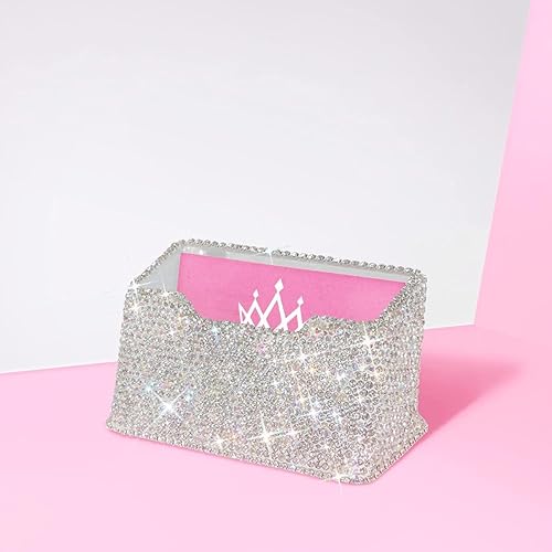 Miniatura 1 de TISHAA Soporte para tarjetas de visita  Tarjetas de nombre brillantes para escritorio de oficina, organizador de mesa de escritorio, accesorios de