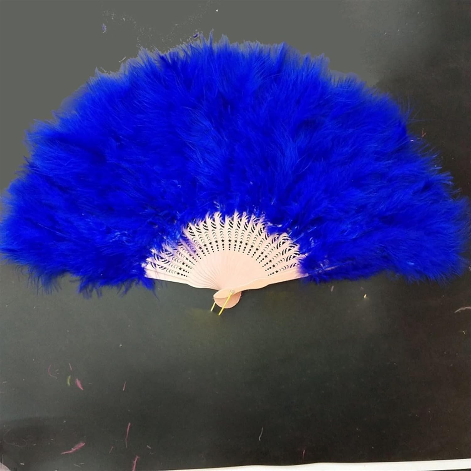 ハンドメイド 折られた羽 ファン パフォーマンス パーティー DIY 小道具 部屋 オーナメント ホームクラフト ギフト ダンス 花