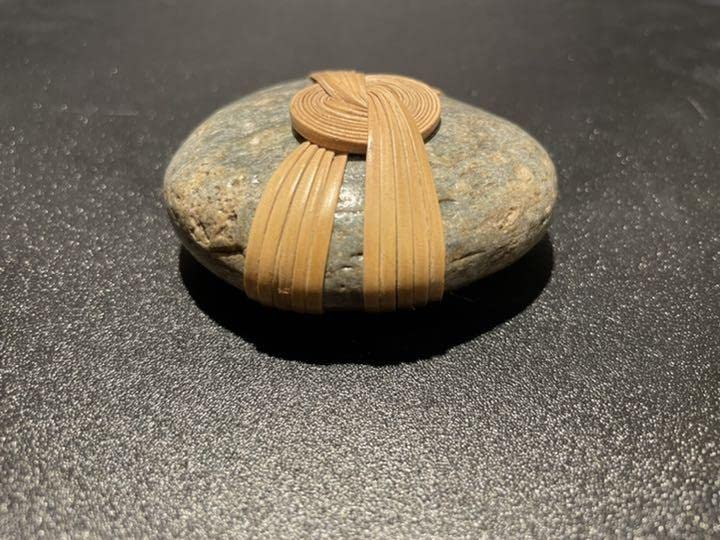 Amazon.co.jp: Shizu Designs 石のオブジェ ペーパーウェイト