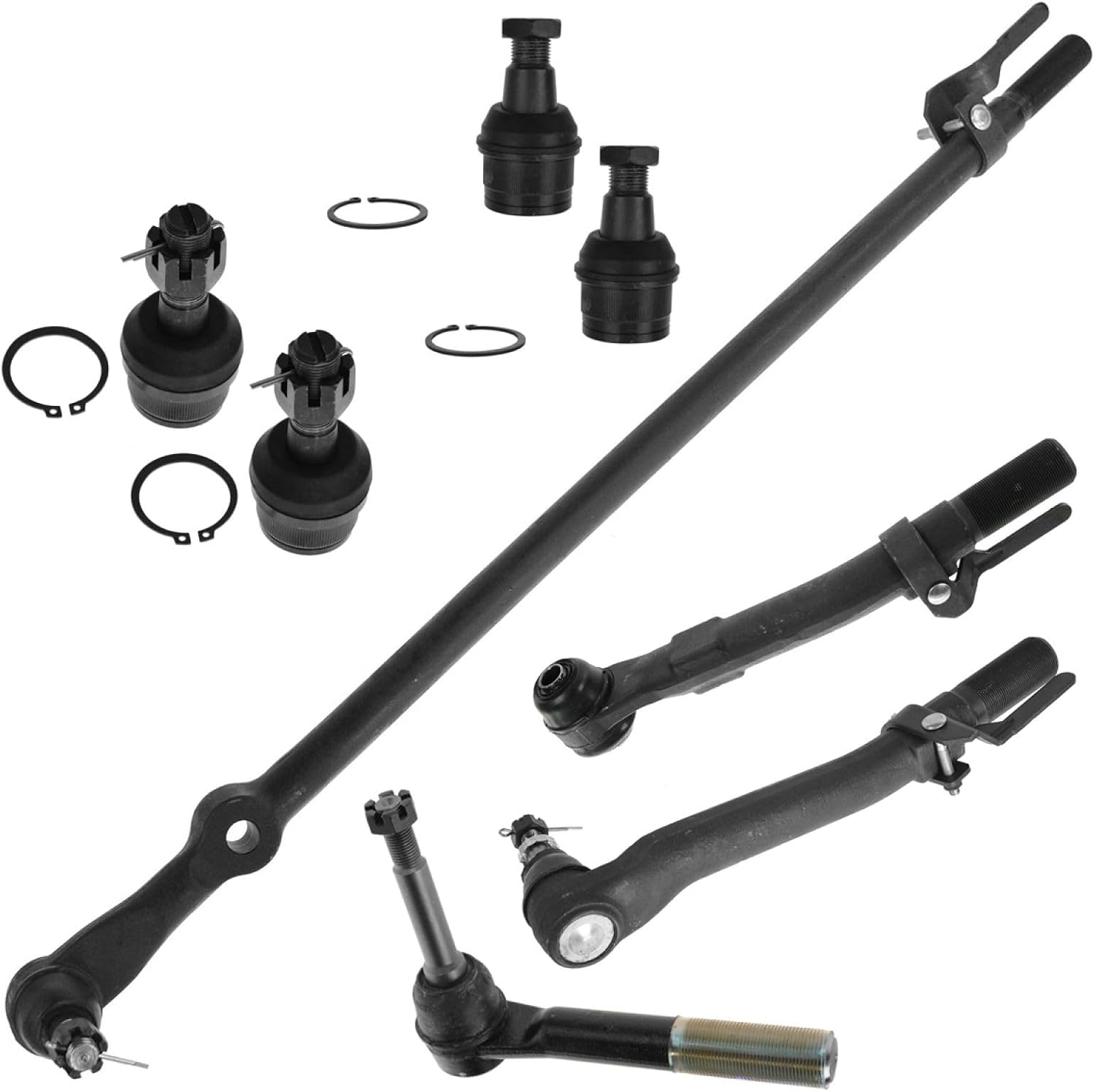 8 Piece Kit Tie Rod End Drag Link Ball Joint LH RH Set for 05-07 Super Duty 4WD